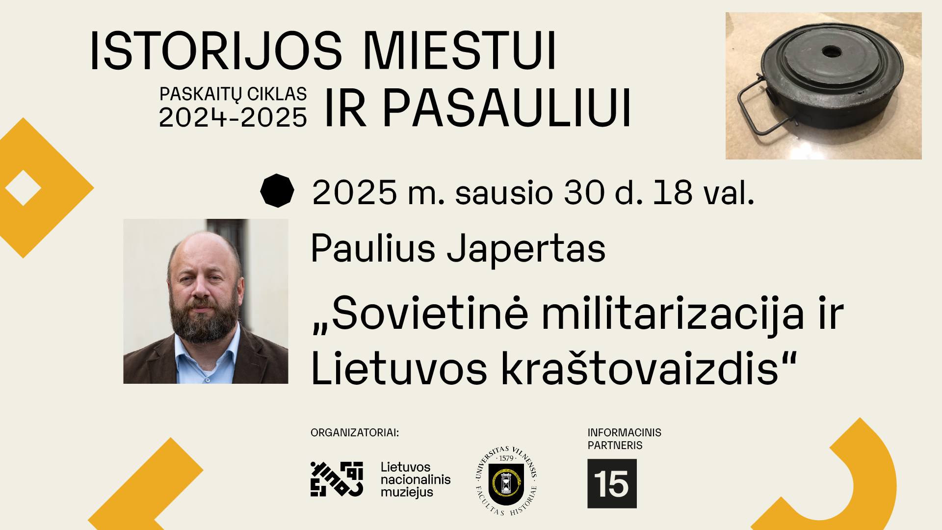 Paulius Japertas paskaita