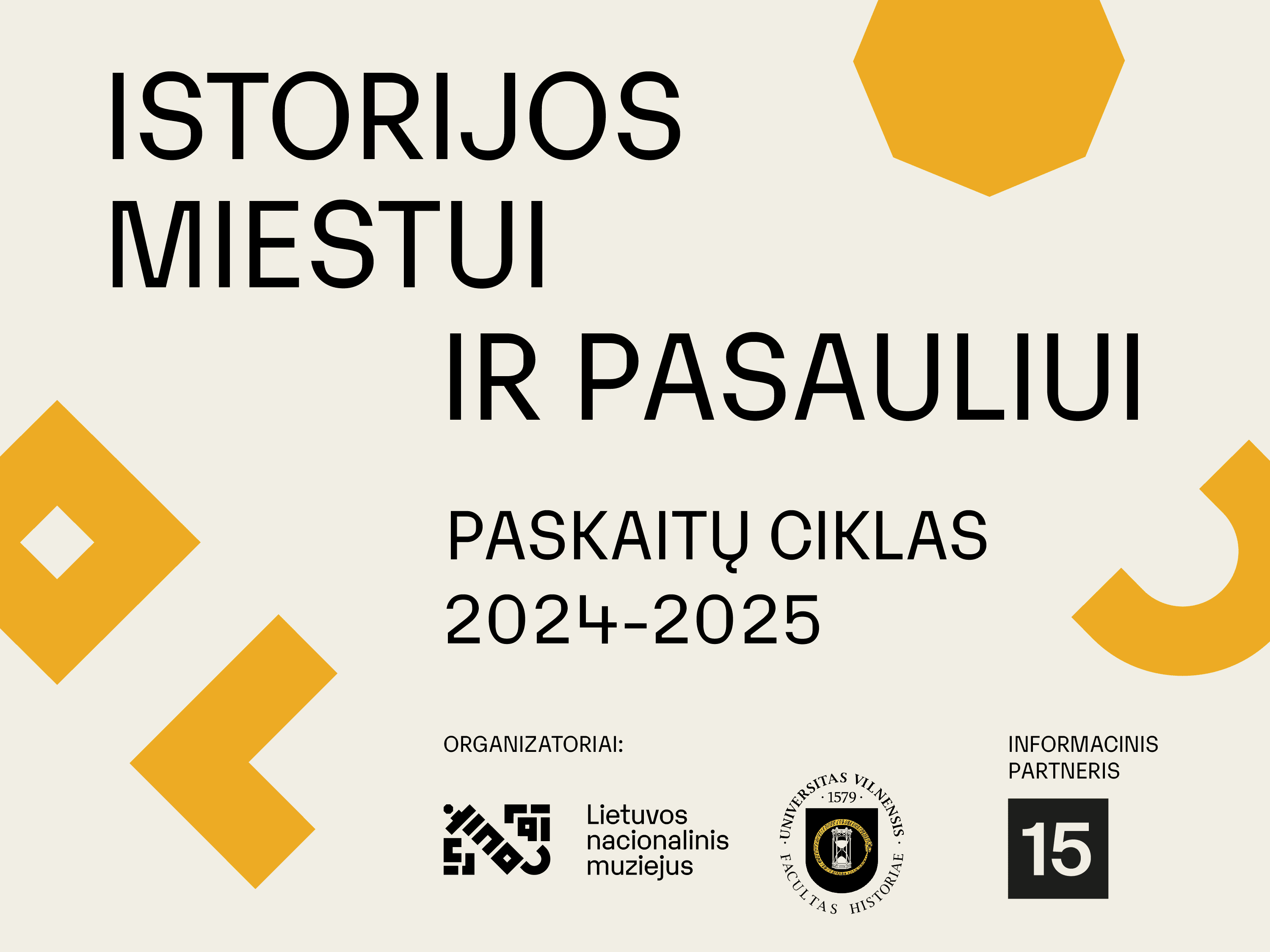 istorijos miestui ir pasauliui paskaitu ciklas 2024 2025